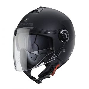Caberg Riviera V4 X Casque Jet, Schwarz Matt, M (57/58) (motorun, neuf)