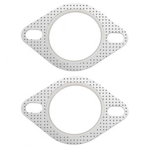 Lot de 2 joint d'échappement de Voiture,Joint de Bride D’échappement, joint de Bride de Tuyau d'échappement,Joint De Bride De Collecteur D'échappement (3in Inner Diameter,76mmmm/110mm) (YYOOMC, neuf)