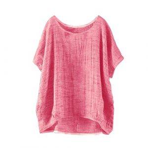 Promo Commande en Cours Tunique Longue Femme Chemise Carreaux Coton Lin Tshirt Large Sport Chemisier Ample Chic Tee Shirt Manche Jaune Moutarde Haut Fluide Ete Décontractée (Uwdiohq, neuf)