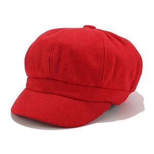Sonnena B&eacute;ret Automne et Hiver Art B&eacute;ret Casquette Octogonale Femmes Simple Chapeau Gavroche Peintre Femme Chapeau Femme Chic Casquette (extensivc, neuf)
