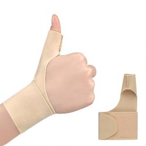 KASESSS Attelle Pouce Droit, Orthese Pouce de Compression, Elastiques Attelles pour Main et Poignet, Attelle Poignet de Pouce pour Tendinite Poignet, Arthritique, Soulager la Douleu, Entorse(Beige) (KASESSS, neuf)