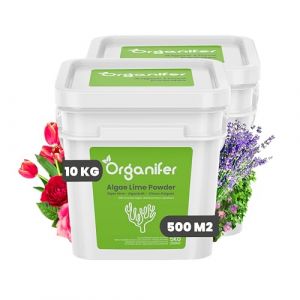 Poudre De Chaux D'Algues - 10 Kg - Calcareum De Lithothamne Pur - Id&eacute;al Pour L'Entretien Des Buis Et Du Jardin - Contient Du Calcium Et Du Magn&eacute;sium - Organifer (Wilpe Store, neuf)