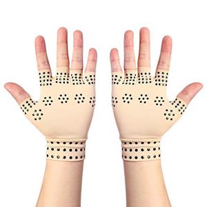Gants d'arthrose, gants anti-arthrite avec aimants, douleurs à la main rhumatoïdes, thérapie de compression pour soulager la douleur et favoriser la guérison (couleurs de la peau) (salmueu, neuf)