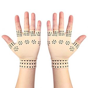 Gants d'arthrose, gants anti-arthrite avec aimants, douleurs à la main rhumatoïdes, thérapie de compression pour soulager la douleur et favoriser la guérison (couleurs de la peau) (Canyitar, neuf)