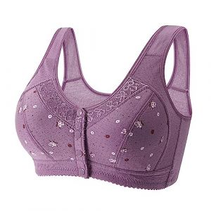 Soutien Gorge Ouvert Devant sans Armature Brassi&egrave;re Sport Ouverture Devant Soft BH Soutien-Gorge Femme Soutien Gorge Pas Cher Brassi&egrave;res Fitness Yoga Sleep Lingerie (sampleus, neuf)