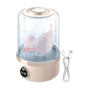 Machine &Agrave; Laver Pour Sous-V&ecirc;tements,Lave-Linge Portable Mini Avec Affichage LED - Mini Lave-Linge Compact pour V&ecirc;tements Chaussettes B&eacute;b&eacute; Maison Camping D&eacute;placements (shuha, neuf)