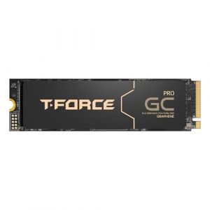 TEAMGROUP T-Force GC PRO 2TB Graphene Heatsink DRAM SLC Cache 3D TLC NAND NVMe InnoGrit PCIe Gen5x4 M.2 2280 Disque dur SSD interne gaming Lecture/&eacute;criture 12500/11000 Mo/s TM8FFL002T0C129 (Tec & More, neuf)