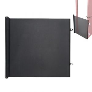 Barri&egrave;re De S&eacute;curit&eacute; Extensible De 0-130cm sans Percage pour Enfant Et Chiens - 18 CM De Haut Barriere Escalier Enroulable - Porte De S&eacute;curit&eacute; pour Escaliers pour Escaliers/Portes/Couloirs/Int&eacute;rieur (Bavokon-shop, neuf)