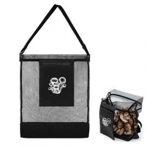 UIEXAY Sac &Agrave; Filet Pour Cueillette De Champignons Avec Bretelle R&eacute;glable - Panier R&eacute;colte Pour Champignons Sauvages - Pochette De Stockage Pratique Pour Randonn&eacute;e Camping Et Activit&eacute;s Ext&eacute;rieures (Behaodian Store, neuf)