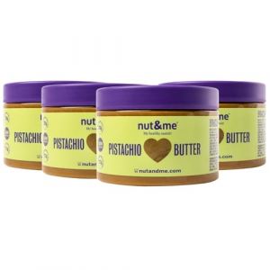 Pur&eacute;e de pistaches 1 kg nut&me | 100% pistache grill&eacute;es | Sans conservateur ni additif | Sans gluten | Sans sucre | Riche en prot&eacute;ines | Keto | Vegan |Pack 4 x 250 g (nut & me, neuf)