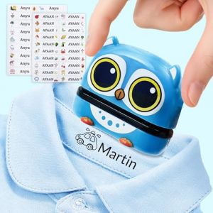 Tampon Vetement Enfant,Tampon Encreur Textile Prenom Vetement Enfant Personnalis&eacute;, Tampon Pour Marquer Les V&ecirc;tements (yuanliangshop, neuf)