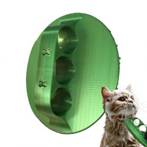 Peigne de toilettage pour chat, brosse de bain pour chat, peignes pour chiens pour le soin du matériel d'impression , peigne de toilettage pour massage de chat avec poignée articulée pour chien (Dalea, neuf)