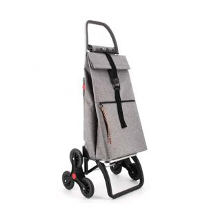 Chariot de Course Rolser Big Tweed 6 Roues Pliante Monte escaliers - Gris (ROLSER, neuf)