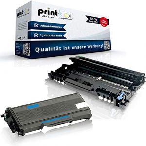 Print-Klex Toner et tambour compatibles avec Brother TN2120 & DR2100 MFC 7320 MFC 7320 W MFC 7340 MFC 7440 N MFC 7440 W MFC 7840 W TN-2120 TN 2120 DR-2100 DR 220 à partir de 100 heures. Série Office (Print-Klex GmbH & Co.KG, neuf)