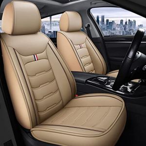 Ensemble Complet de Housses de siège Auto pour Peugeot 307 CC 5 Places Housse de siège Confortable en Cuir pour Tous Les Temps Beige (maipula, neuf)