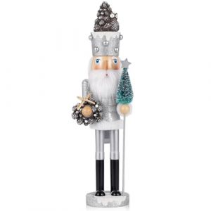 VorFor Casse Noisette Noel Puppe,41cm Figurine, Nutcracker Christmas,Casse Noisette en Bois(La Chouette des Pins),D&eacute;coration De No&euml;l &agrave; l'int&eacute;rieur,Un Excellent Cadeau De (VorFor, neuf)