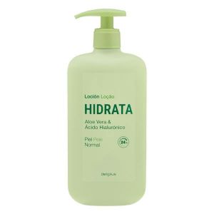 Lotion pour le corps hydrate 600 ml Deliplus Aloe Vera et acide hyaluronique peau normale. (Arapaima Beitia, neuf)
