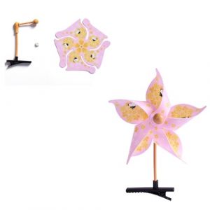 Pince &agrave; cheveux cr&eacute;ative en forme de moulin &agrave; vent - Postiches de voyage &eacute;l&eacute;gantes pour femmes et enfants &agrave; la recherche d'accessoires de mode uniques - Accessoire de cheveux de f&ecirc;te (MAKaid, neuf)