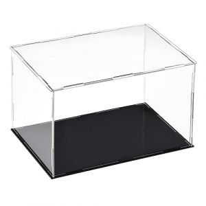 TOP-VIGOR Vitrine Transparente en Acrylique – 25 x 15 x 15cm Boîte De Protection Anti-Poussière À Assembler – Cube D’Exposition pour Figurines Jouets Objets De Collection Rangement Maison (Top-Vigor Top Sales, neuf)