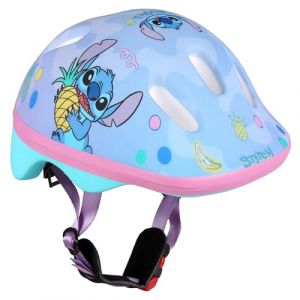 Disney Stitch Casque de vélo pour Enfants, Filles, réglable, Bleu 44-48 cm (Bleu) (Ellsar, neuf)