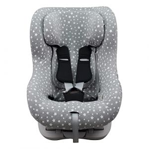 JYOKO KIDS Housse pour siège auto bébé en coton compatible avec Romer King II, Trifix (White Star) (JYOKO, neuf)
