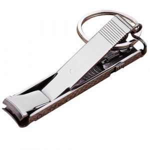 Mini Clipper à ongles - outil de toilettage compact avec conception pliable et fichier de ongles intégré | Cutter de voyage en acier inoxydable pour hommes, accessoire de manucure léger pour la finiti (mansh, neuf)