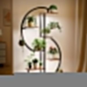 APAKA Grand Support pour Plantes D'intérieur avec Lampe de Culture, Étagère à 7 Niveaux pour Plantes D'intérieur, 155 CM Porte Plantes, étagère de Présentation, Support de Plantes Multiples pour Salon (Hitree, neuf)