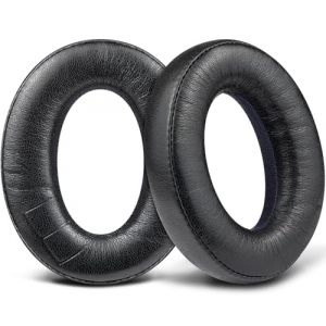 SOULWIT Professionnels Coussin Coussinet pour Parrot Zik 1.0 Casque sur Oreilles sans Fil.Rembourrages pour en Cuir de Prot&eacute;ine Doux, Mousse &agrave; Haute Densit&eacute; pour l&rsquo;isolement Phonique - Noir (SoloWIT Store, neuf)
