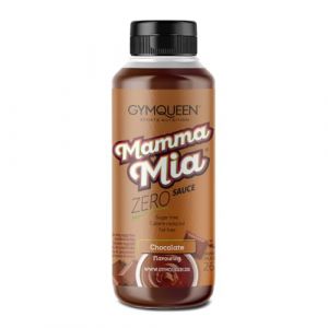 GymQueen Mamma Mia Sauce Zero 265 ml, faible en calories et sans graisse, pour affiner les plats ou comme vinaigrette, v&eacute;g&eacute;tarien, Chocoholic (vitafy, neuf)