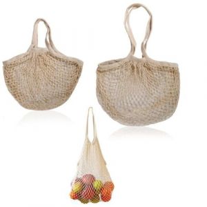 LAKJUOZ 2 Pièces Sac Filet, Sac De Course, Filet De Courses En Maille De Coton, Sac À Provisions, Sac À Provisions Réutilisable, Filet En Coton Avec Longue Poignée Pour Fruits, Légumes, Marché, Shoppi (LI LINA DE DIAN, neuf)