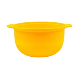 SUIOPPYUW Doublure de rechange antid&eacute;rapante en silicone pour bol &agrave; cire, adapt&eacute;e Pour aux besoins d'&eacute;pilation. Doublure douce et r&eacute;sistante pour pot de chauffe-cire 30 ml, Jaune, 14 x 7 cm (excluosive, neuf)