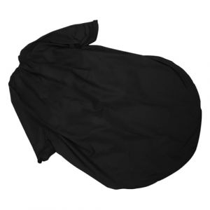 FOMIYES Tissu De Coiffeur Cape De Coupe De Cheveux Pour Salon Coupure De Cheveux Cape Client Imperméable Blouse De Salon Tablier Accessoires De Barbier Smoking De Toilettage Pongé Noir (Yaoys, neuf)