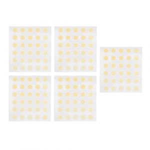 Depisuta 150 Autocollants Solaires Ronds, Patchs &agrave; Couleur Changeante &agrave; Faible Allergie, R&eacute;utilisables pour la Protection Solaire Ext&eacute;rieure (YELLOW) (Wenteru, neuf)