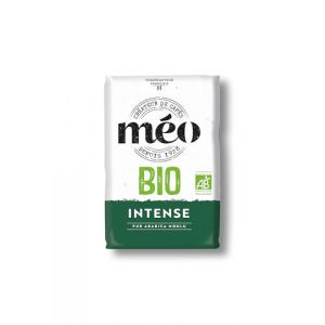 Cafés Méo Moulu Biologique Intense - en Pack de 8 sachets de 500G - Certifié AB - Niveau de torréfaction moyenne (CAFES MEO, neuf)
