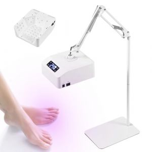Lampe &agrave; Ongles, 78 W Lampe UV Ongles Gel mit Minuterie 15/30/60/90 s Lampe UV LED S&egrave;che Ongles Suspendue avec Capteur Infrarouge et &Eacute;cran LCD Lampe LED Ongle avec Support et Base pour Doigts et Pieds (ysislybin, neuf)