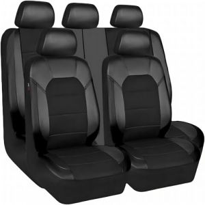 ASBHFC Housses de si&egrave;ge Voiture Jeu Complet pour Citro&euml;n C4 X (C43 2022-2025 2026), Similicuir imperm&eacute;able pour si&egrave;ges Avant et arri&egrave;re, Couvre-si&egrave;ges r&eacute;sistants,5 Piece Set-Embroidery (suiyueheng, neuf)
