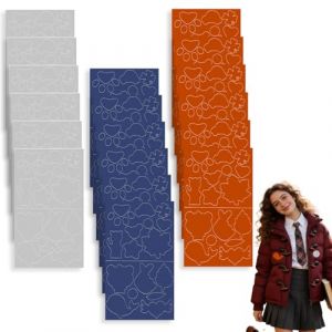 Lot de 18 patchs autocollants en tissu nylon pour r&eacute;paration de doudounes, vestes, sacs &agrave; dos, tentes, auvents, sacs de couchage &ndash; Kit durable pour couture rapide et &eacute;tanche (guizhouguanleidianzikejiyouxiangongsi, neuf)