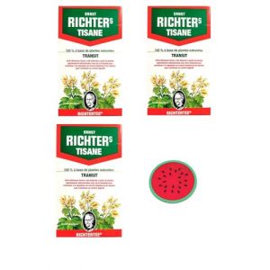 ✅ Tisane Ernst Richter sp&eacute;cial Transit | Plusieurs conditionnements | Lot de 3 bo&icirc;tes de 20 infusions + en cadeau : sous-tasse en silicone ⭐️ (Lot de 3) (BeForBio, neuf)