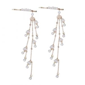 Healifty 2 pièces Épingles Cheveux Chinoises Ornement avec Glands Rétro Bijoux Tête Oriental pour Femme Accessoires Chignons Léger et Lot (Madonna Tied, neuf)