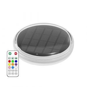 Lumière étang solaire - Lumière de piscine flottante | Lumières nocturnes Glow Globe | Les lumières de baignoire à LED de natation imperméables avec télécommande | Lampe à baignoire de temporisation (uk-daming, neuf)