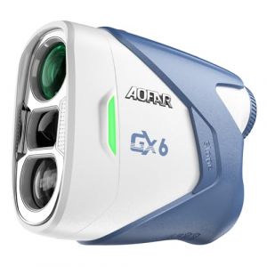 AOFAR GX6 Télémètre de Golf avec Aimant, Rechargeable Rangefinder 1000Y,Vibration de Verrouillage du mât de Drapeau,Pente allumé/éteint avec lumière d'indicateur, 7X,Imperméable Télémètre Laser (Aofar, neuf)