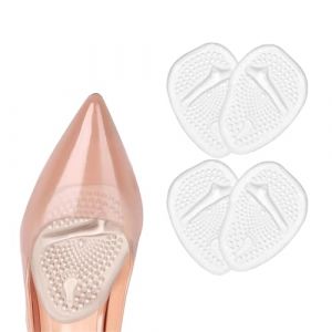 Demi Semelles Coussinet, 2 paires Coussinet Plantaire, Semelles Coussinet Plantaires, demi semelle silicone avant pied pour Les Femmes Porter Les Chaussures &agrave; Talons Hauts (Transparent) (DuXin-FR, neuf)