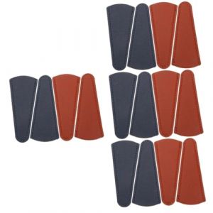 VILLCASE 4 Ensembles Housse En Cuir Pour Ciseaux Sourcil Ciseaux De Accessoire De Rangement Pour Étui En Cuir Pour Protecteur De Couverture De 4 Pièces * 4 (Farrar Fae, neuf)