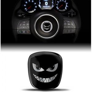 Autocollant en silicone 3D compatible avec Fiat 500 Embl&egrave;me Volant Badge Accessoires Pi&egrave;ces D&eacute;calcomanies Volant D&eacute;coration VF 1 (SkinoEu&reg;, neuf)