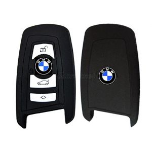 BMW Coque de cl&eacute; pour voiture en silicone pour BMW 1/3/4/5/6/7 S&eacute;rie F12/F13/F20/21/F30/F26/F23/F34/F35 Noir (NORDECCO, neuf)