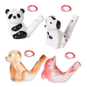 Biluer Sifflet d'oiseau, sifflet d'animal en bois sifflet pour oiseaux en bois sifflets pour enfants gar&ccedil;ons et filles (c&eacute;ramique) (Biluer, neuf)