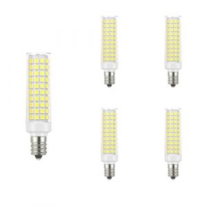 Linqzxz E14 Ampoule LED Hotte 12W (&Eacute;quivalent 100W Halog&egrave;ne),1200LM, Blanc (6000K),AC 110-240V, Non Dimmable,Petite Vis Edison SES pour R&eacute;frig&eacute;rateur/Hotte/&Eacute;clairage Domestique,Lot de 5 (SHIYI Lighting, neuf)