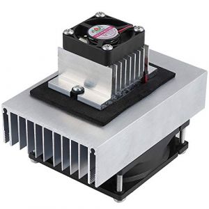 HSEAMALL DIY Thermoelectric Peltier Refroidissement Système Kit,Climatiseur de Réfrigération de Semiconductor Cooler Line Module + Radiateur + Ventilateur + TEC1-12706 (SUPERRR, neuf)