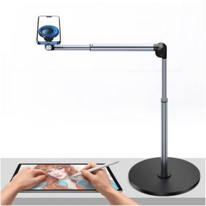 yAyusi Magn&eacute;tique Support Telephone pour Filmer, Bras Articul&eacute; Telephone Support pour iPhone, 30 CM Long,R&eacute;glable et Pliable, Adapt&eacute; &agrave; la Diffusion en Direct, &agrave; la Peinture et &agrave; L'enregistrement Vid&eacute;o (yAyusi-us, neuf)