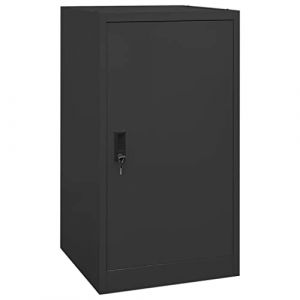 Armoire à selles Anthracite 53x53x105 cm Acier,Équipements Sportifs,Loisirs de Plein air,Équitation,Accessoires de harnachement pour Chevaux,Accessoires de selles,21.66 kg,Anthracite,339606 (JOINMEE, neuf)